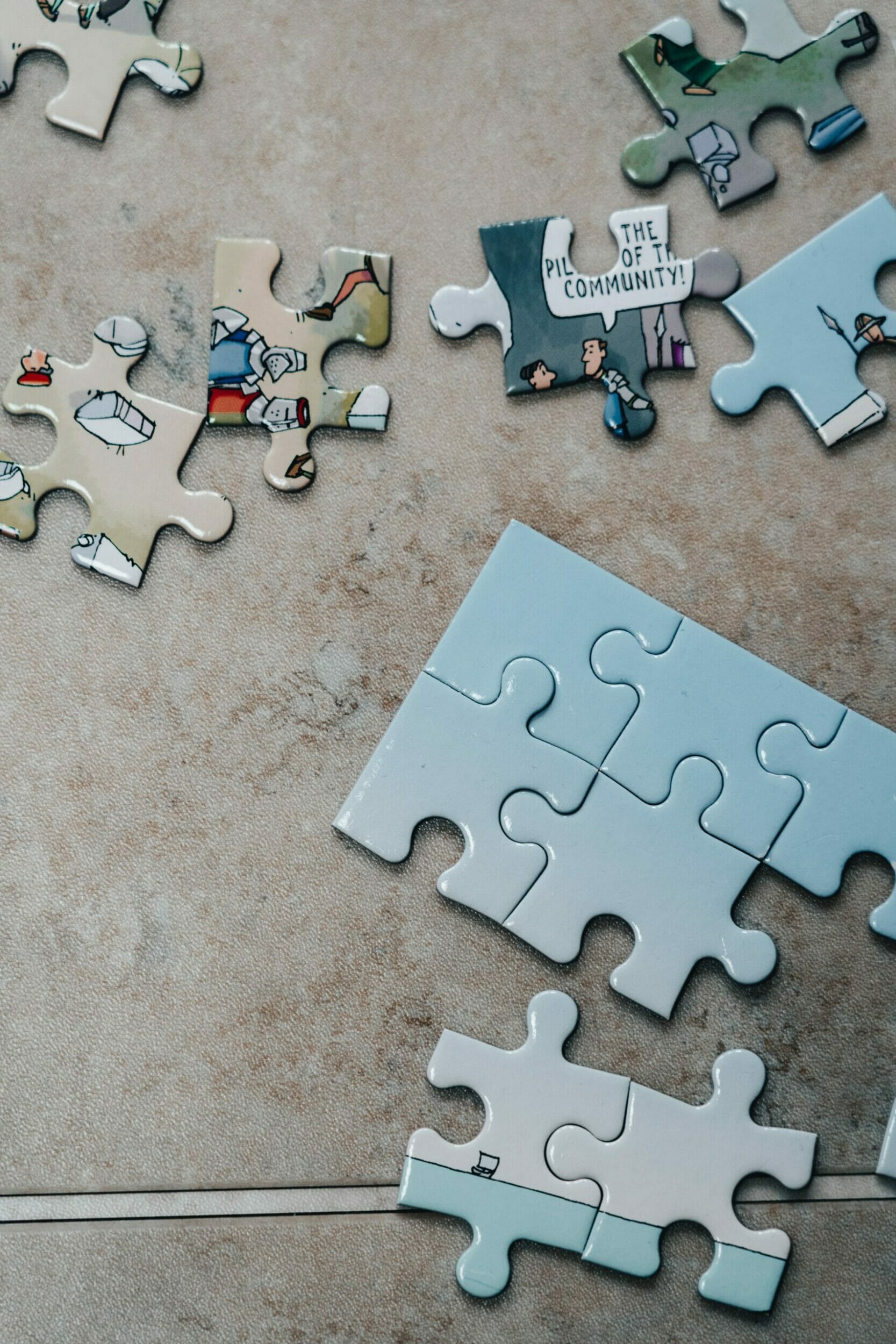 Puzzle pieces - Finding Help in Four Simple Steps