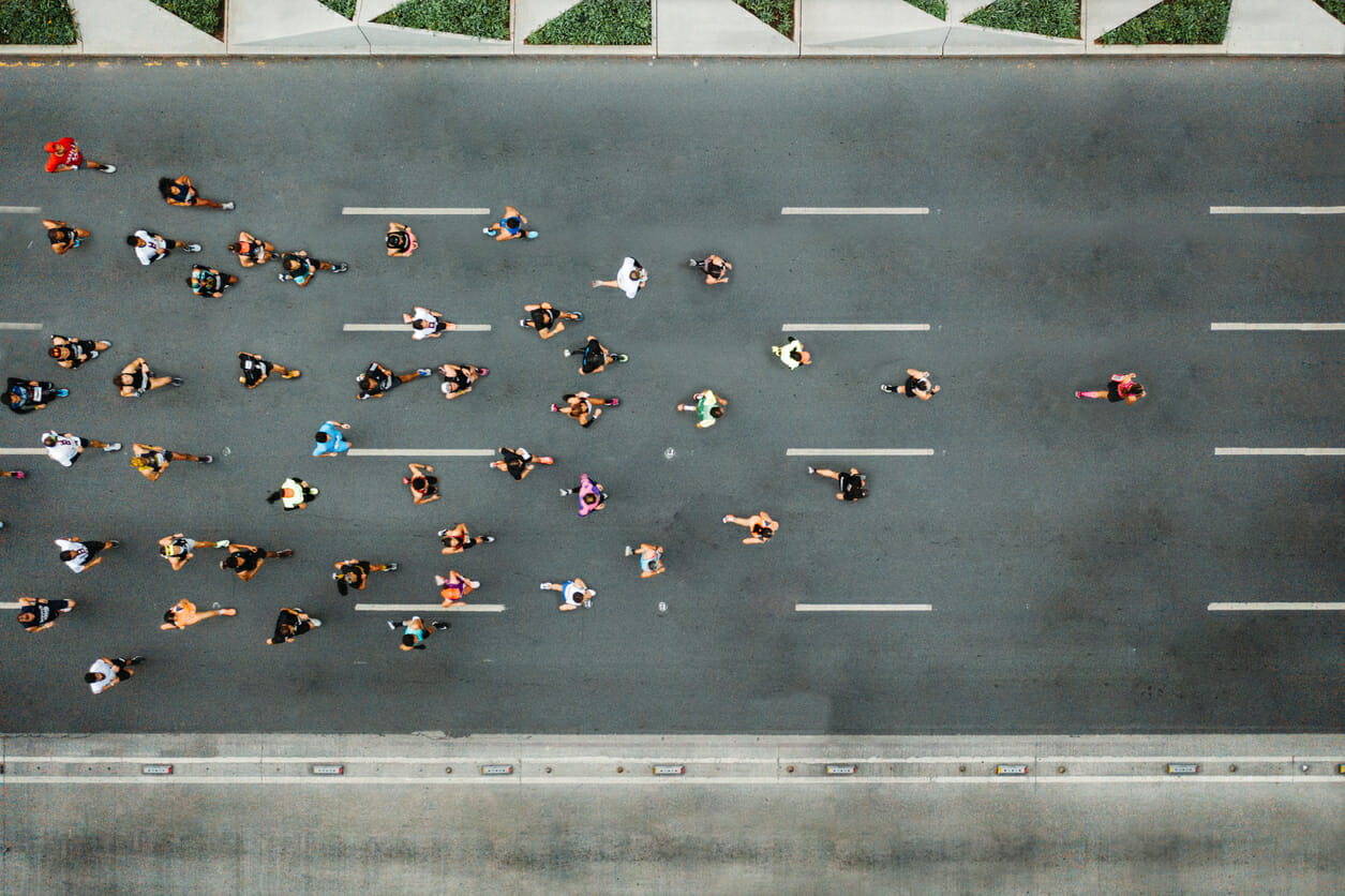 One person leading marathon - Risk Aversion is Holding Your Organization Back